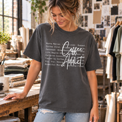 Coffee Addict Typography