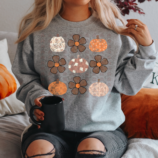 Coquette Fall Pumpkin Collage
