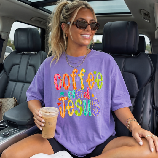 Colorful Coffee And Jesus