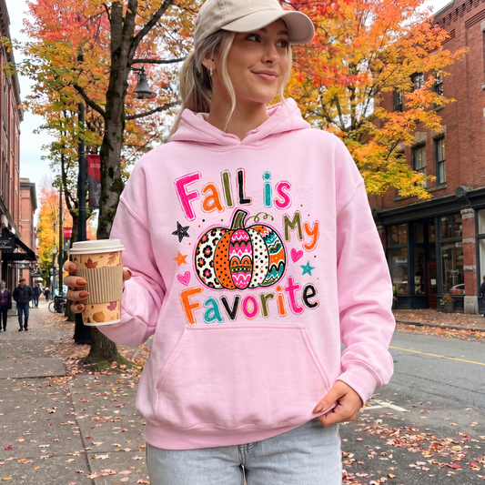 Colorful Pumpkin Fall Is My Favorite