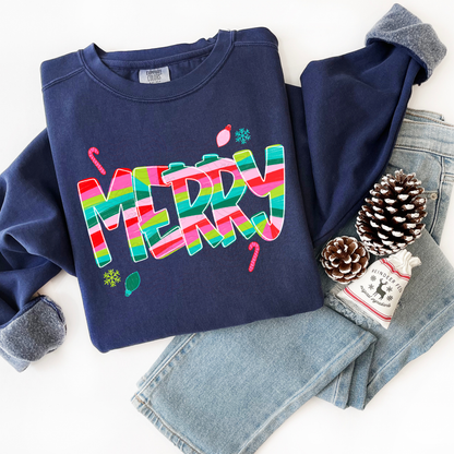 Colorful Striped Merry