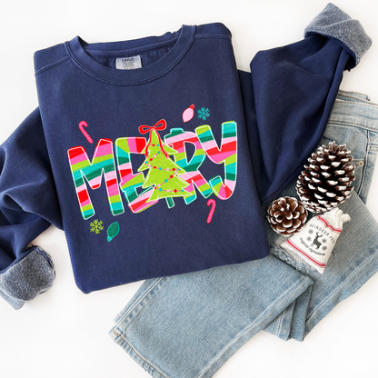 Colorful Striped Merry