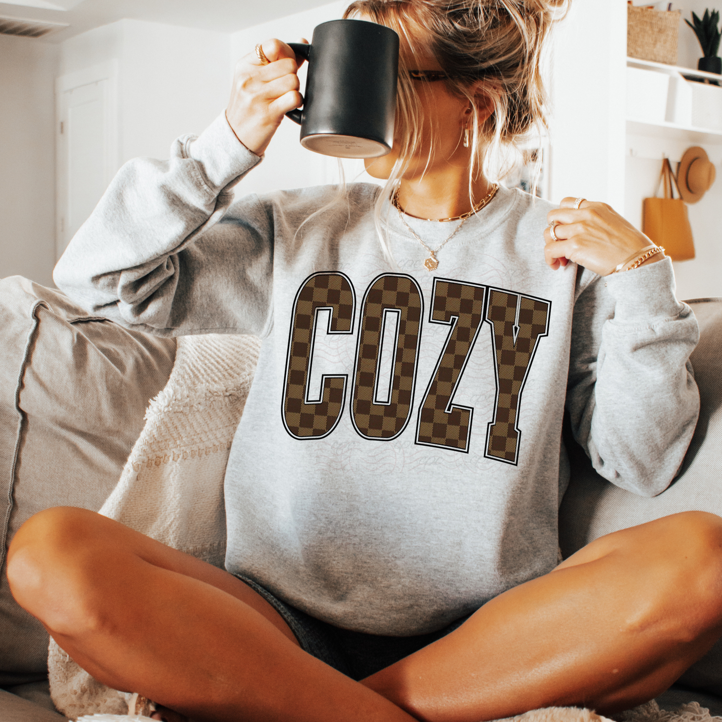 Cozy Brown Checkered
