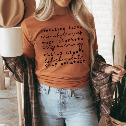 Crackling Fires Fall Words