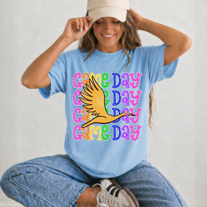 Colorful Stacked Game Day Mascots