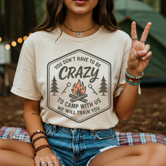 Crazy Camping Friends