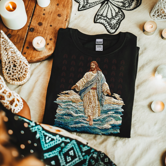Crochet Jesus On Water