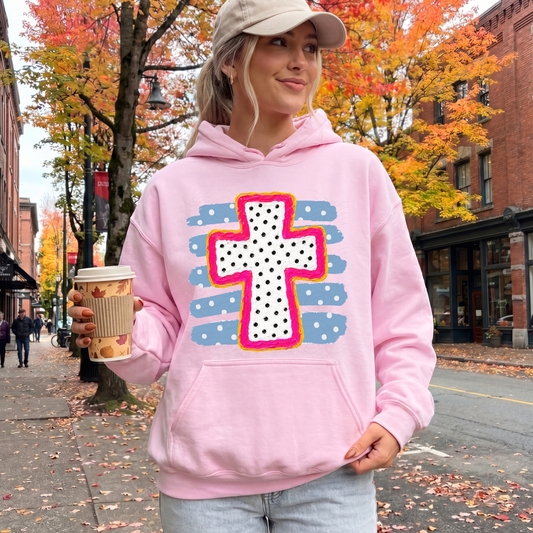 Cross Dots And Stripes