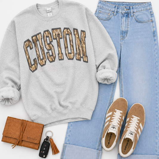 CUSTOMIZABLE - Camo Varsity