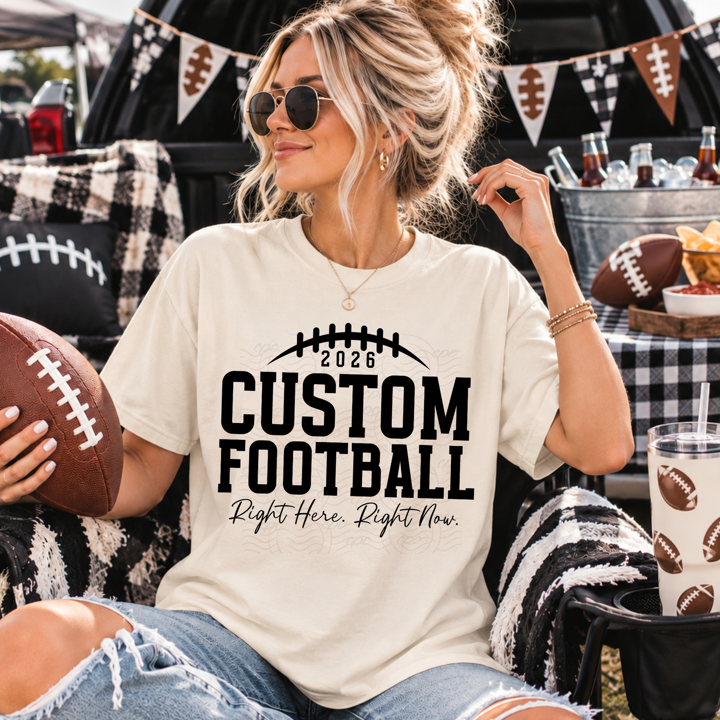 CUSTOMIZABLE - Varsity Football Tagline