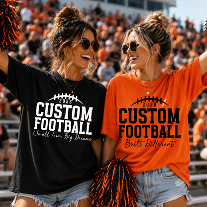 CUSTOMIZABLE - Varsity Football Tagline