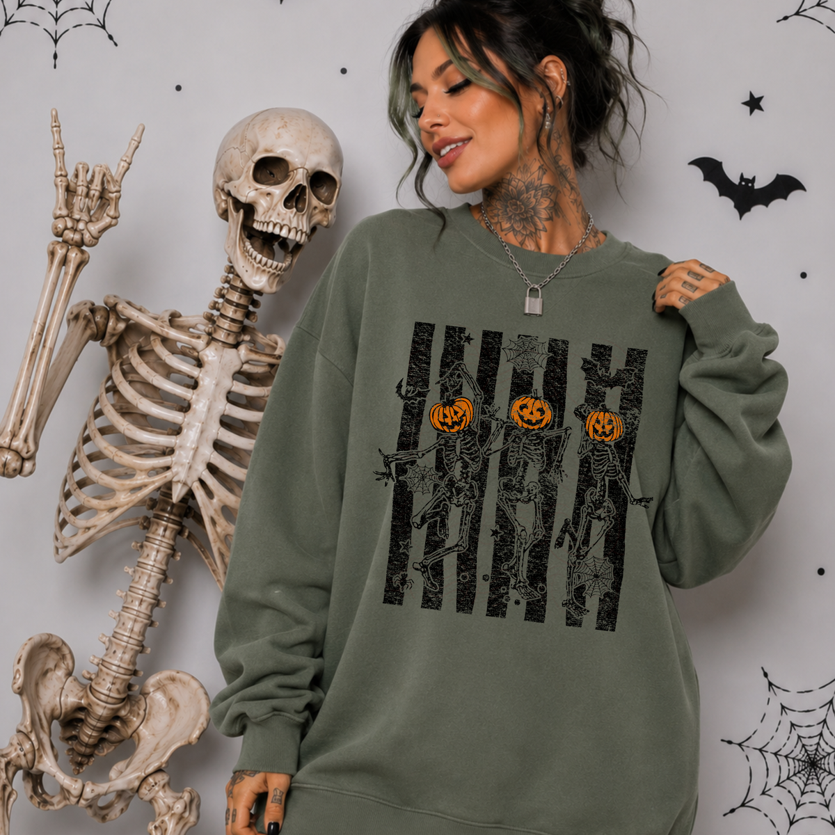 Dancing Skeletons Stripes