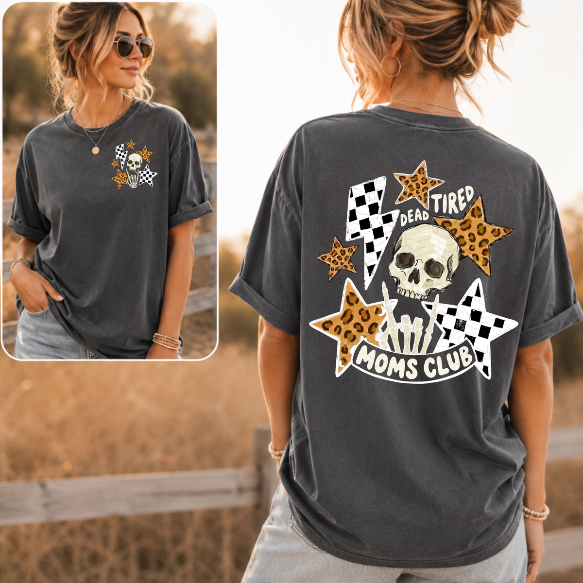 Stars And Bolts Dead Tired Moms Club