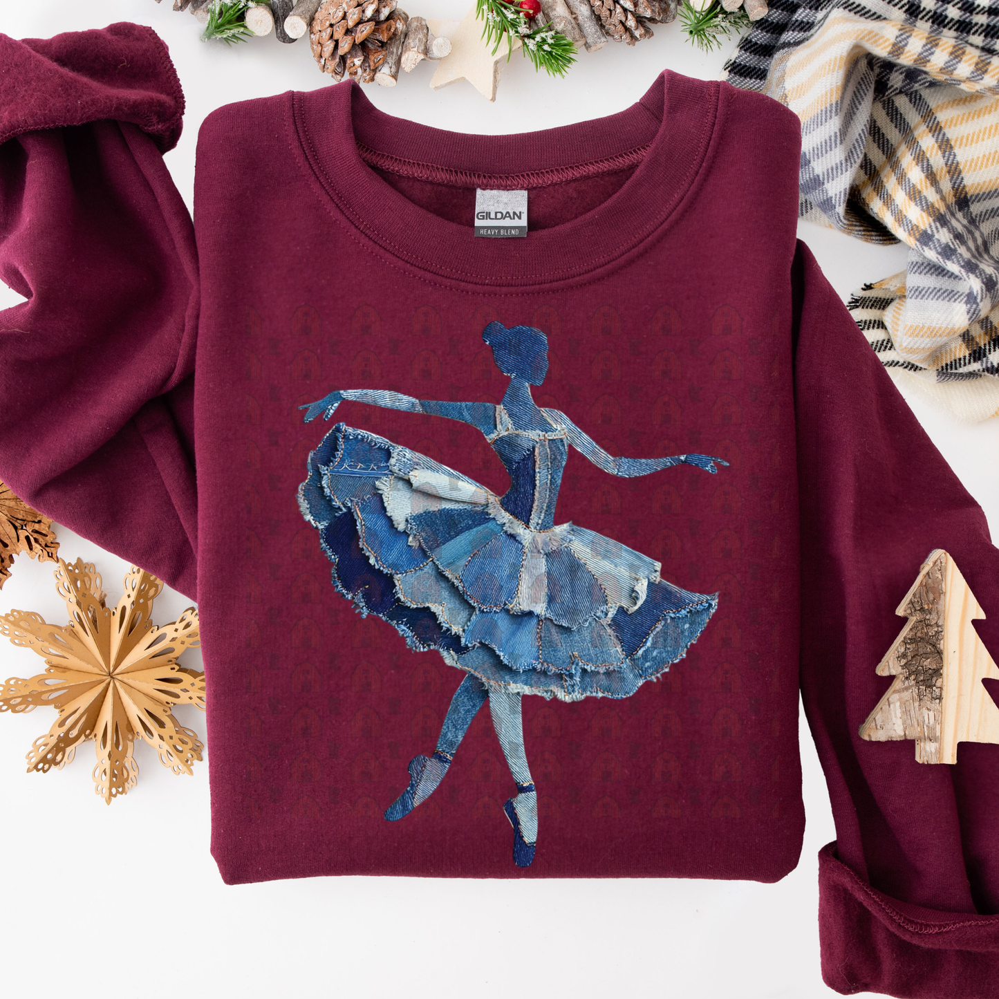 Denim Ballerina Patchwork