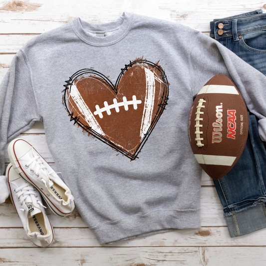 Distressed Heart Football