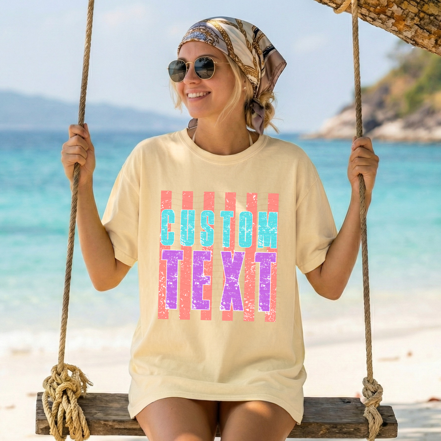 CUSTOMIZABLE - Distressed Stripes