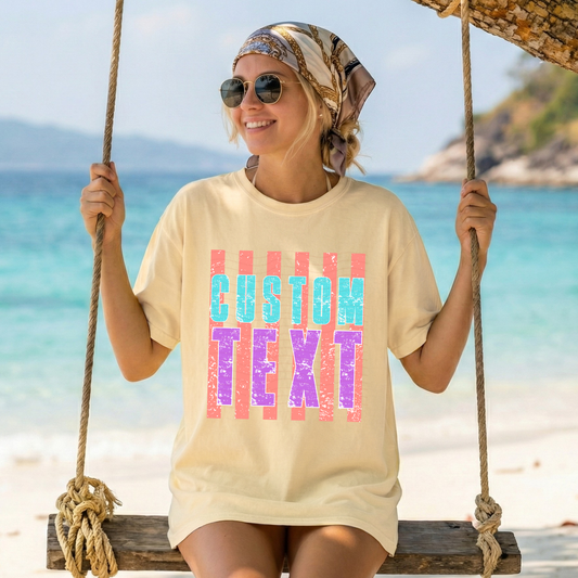 CUSTOMIZABLE - Distressed Stripes