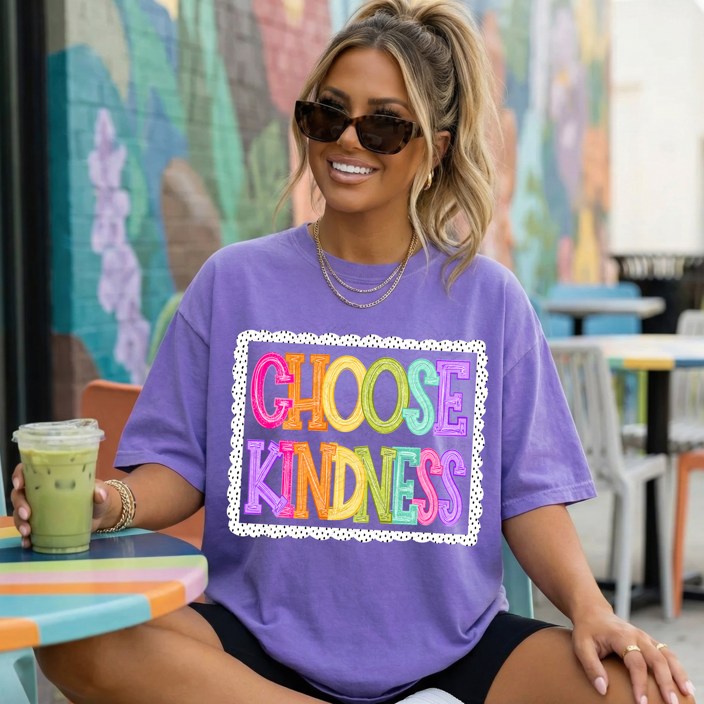 Dotted Frame Choose Kindness