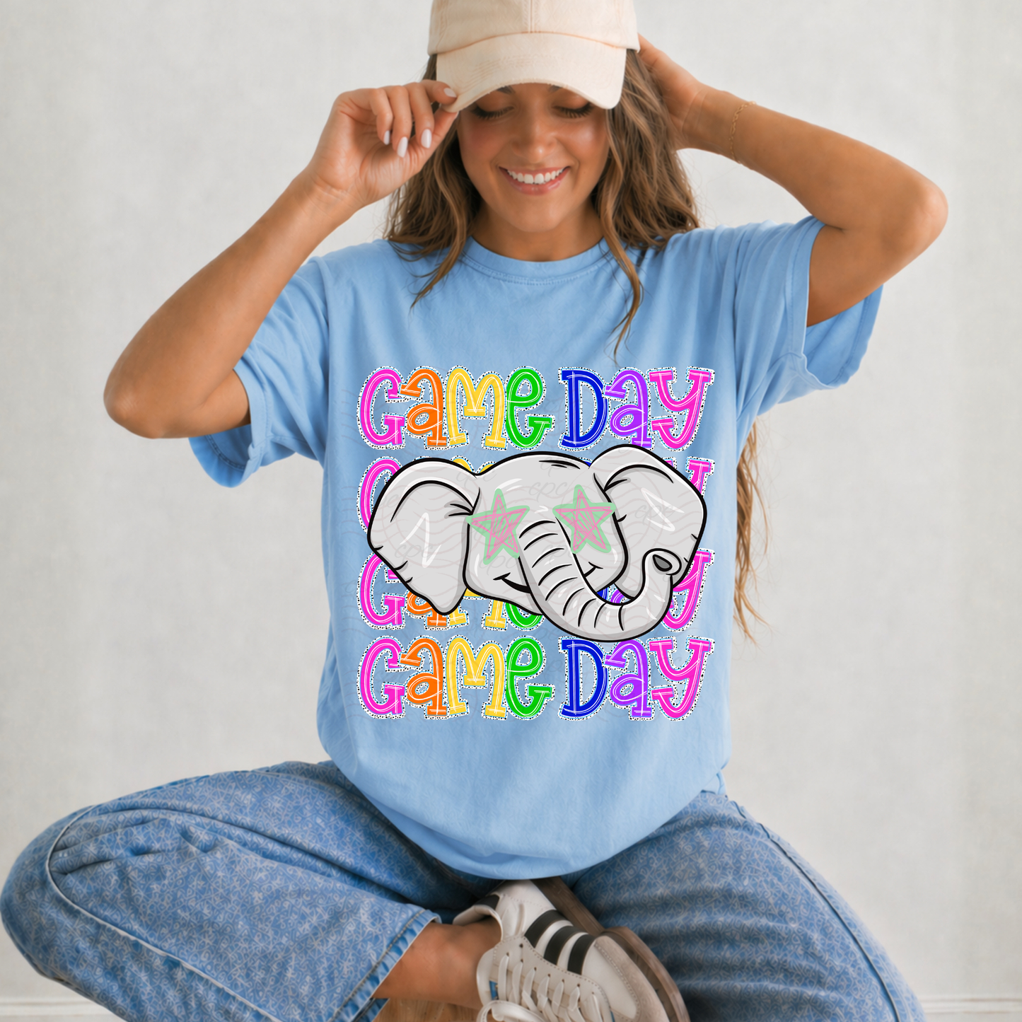 Colorful Stacked Game Day Mascots