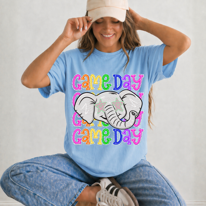 Colorful Stacked Game Day Mascots