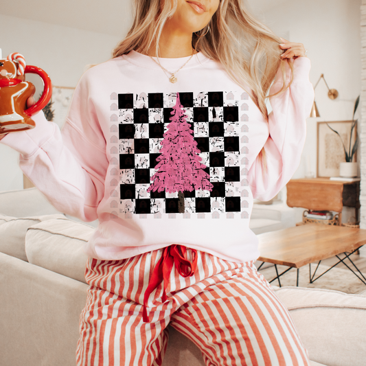 EXCLUSIVE - Checkers Pink Tree