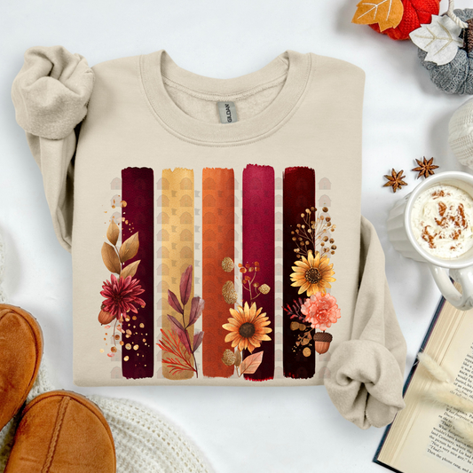 Fall Floral Brushstrokes
