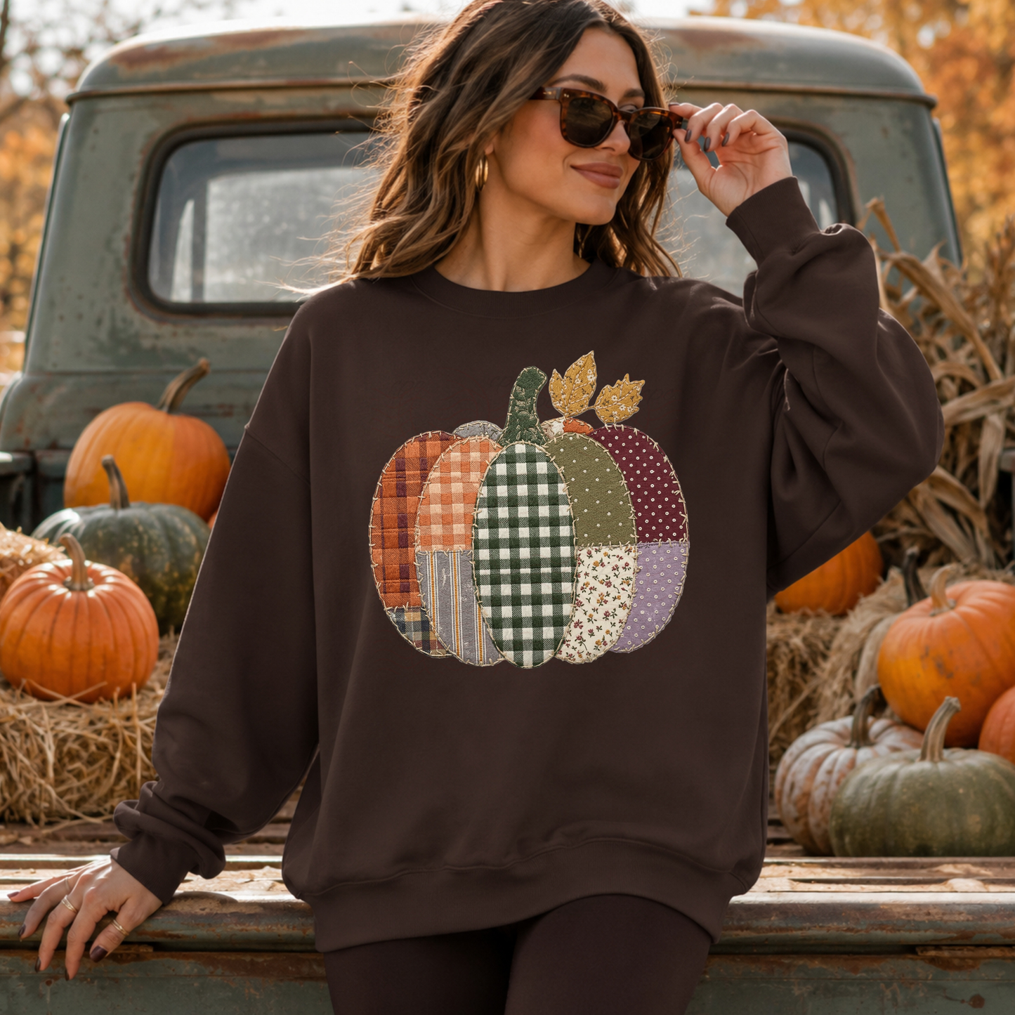 Fall Patchwork Pumpkin