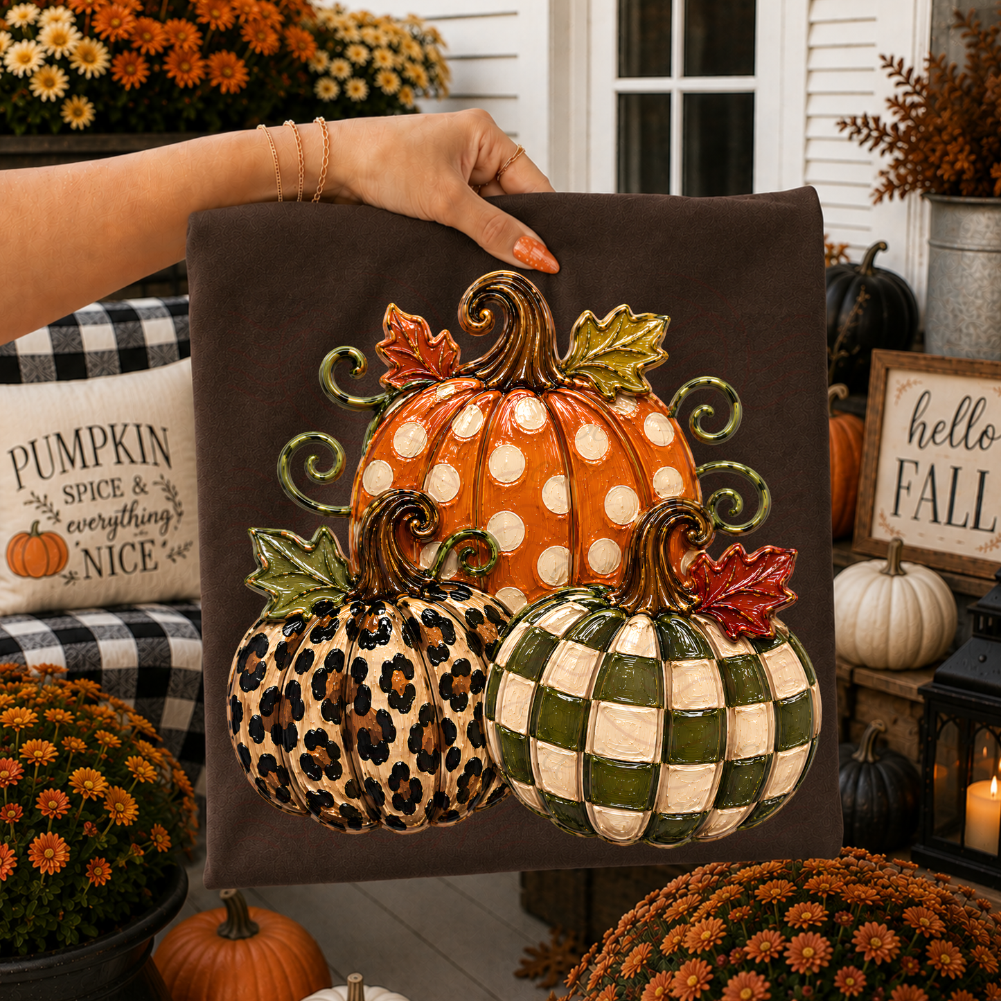 Fall Pumpkins Painted