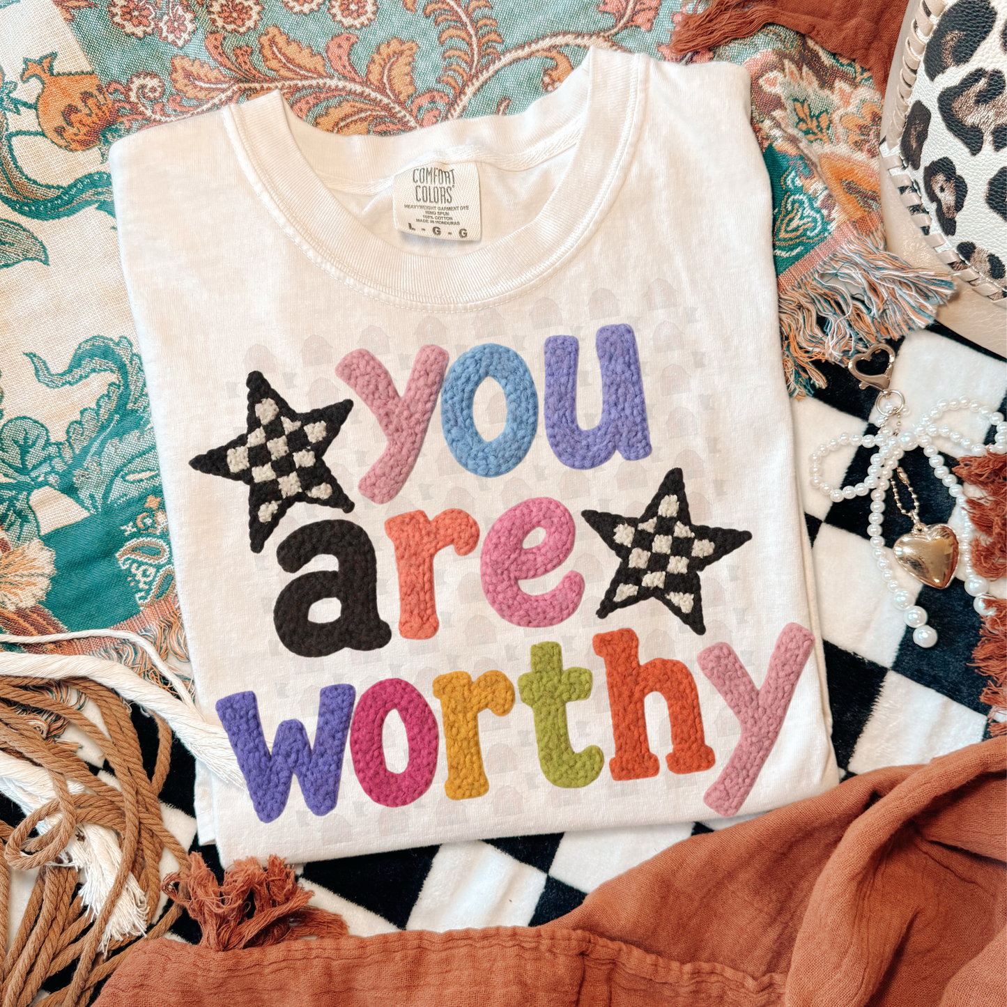 Faux Yarn You Are Worthy