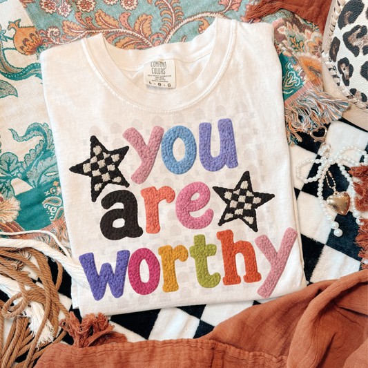 Faux Yarn You Are Worthy