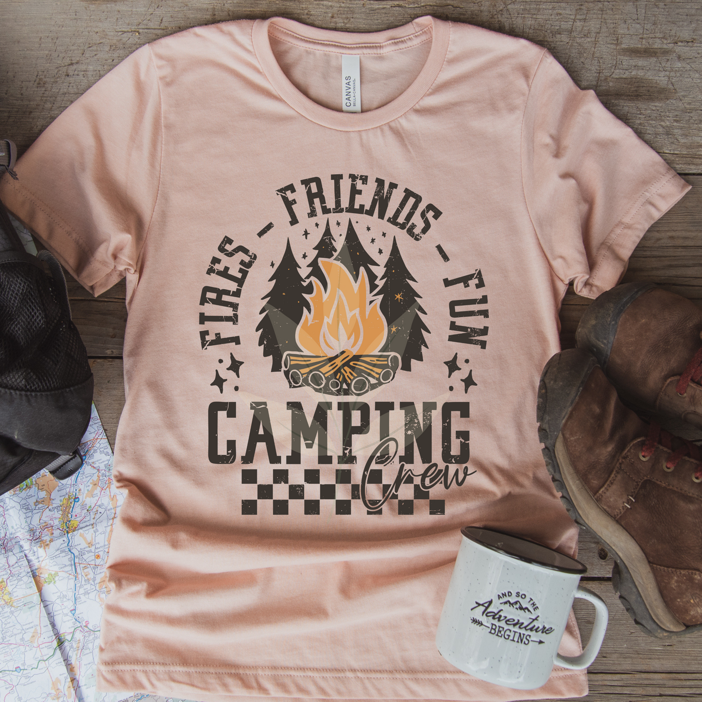 Fires Friends Fun Camping Crew