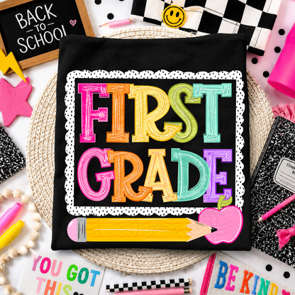 Dotted Frame Grades And School Professions