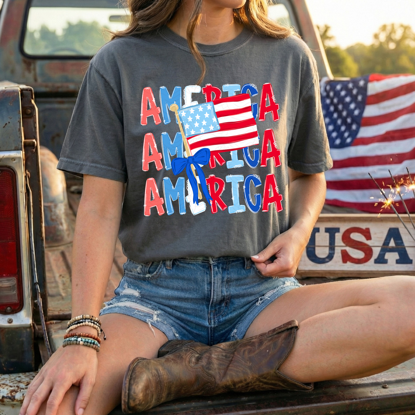 Flag America America America