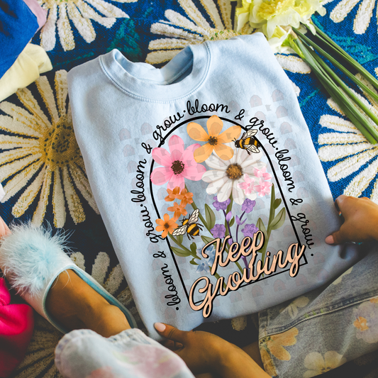 Floral Bloom And Grow