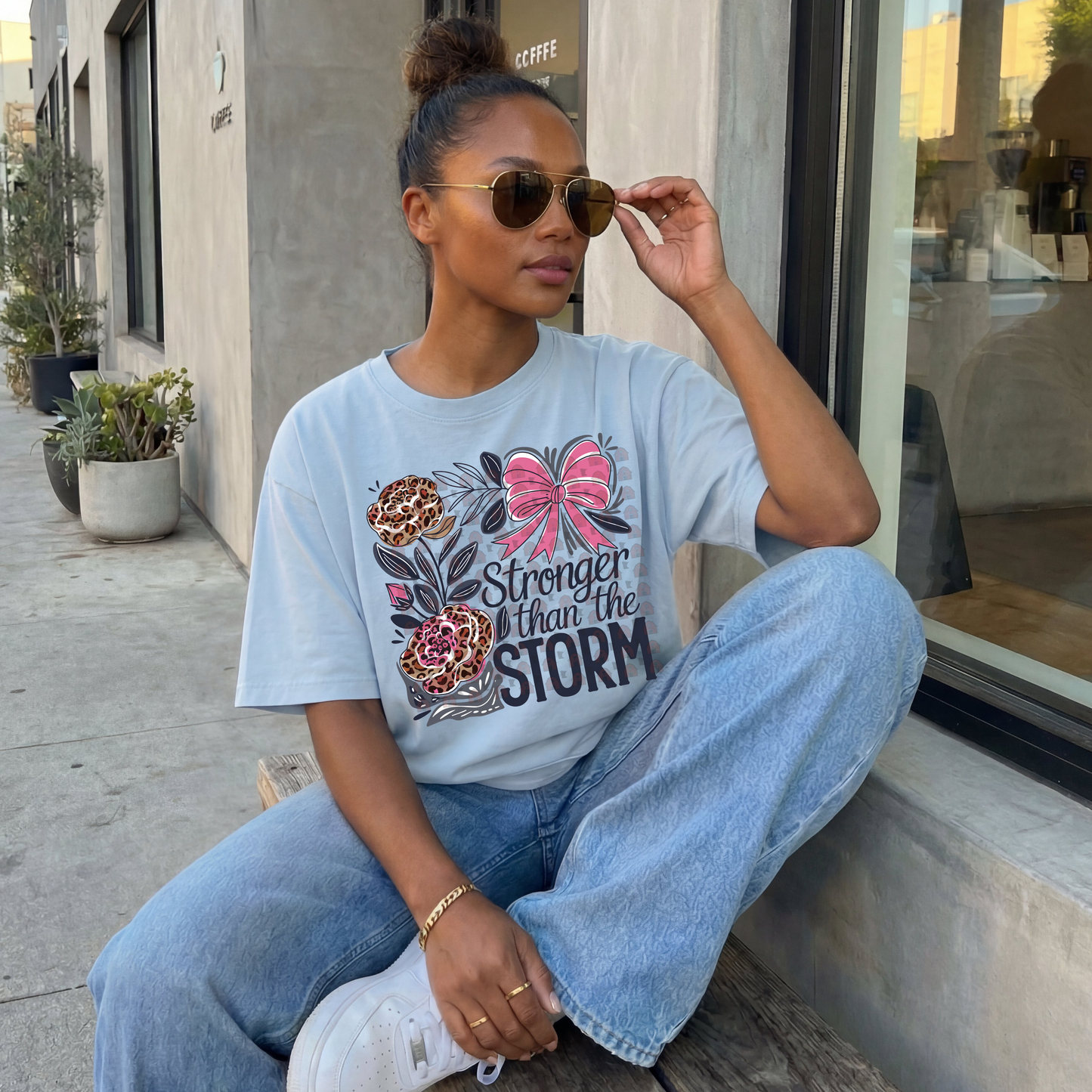 Floral Bow Stronger Than The Storm