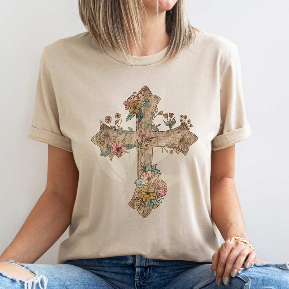 Floral Cross – Country Print Co