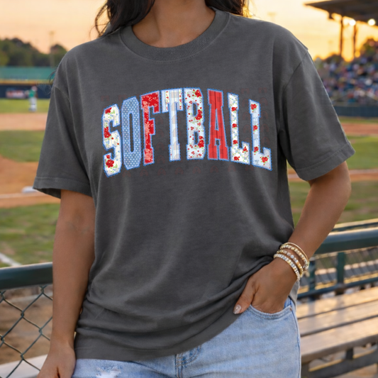 Floral Curved Softball