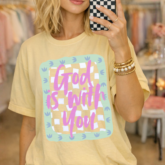 Floral Frame God Is With You