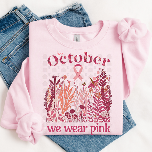 Flower Field In October