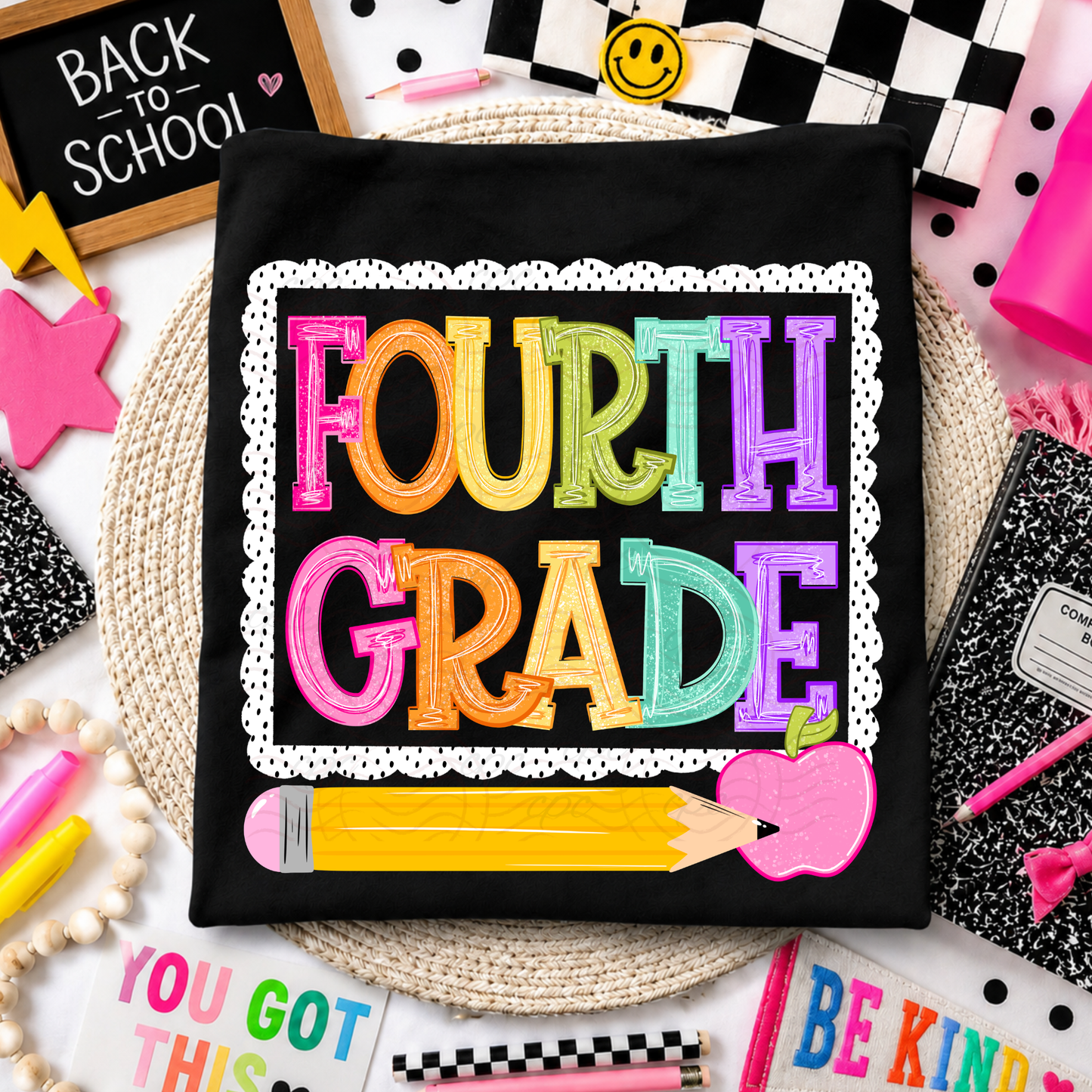 Dotted Frame Grades And School Professions