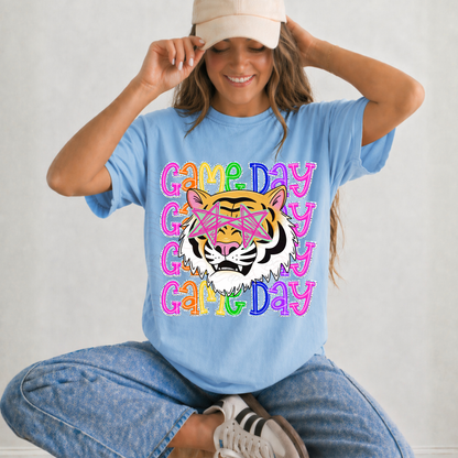 Colorful Stacked Game Day Mascots