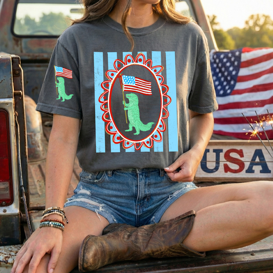 Gator And Flag