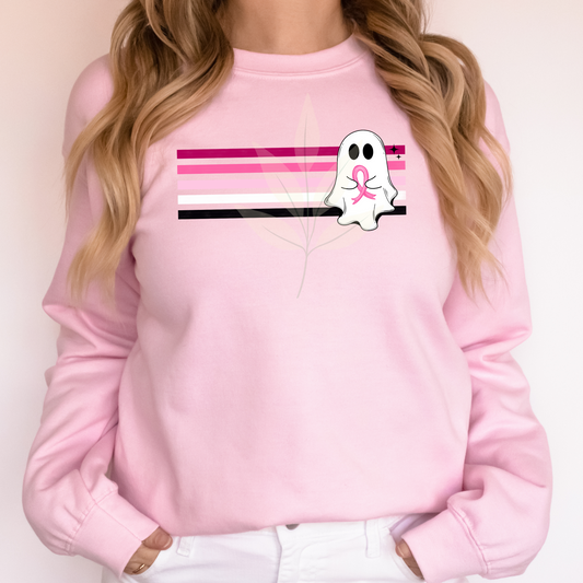 Ghostie Ribbon Retro Stripe