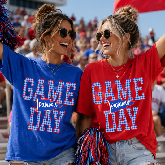 CUSTOMIZABLE - Gingham Game Day Pennant