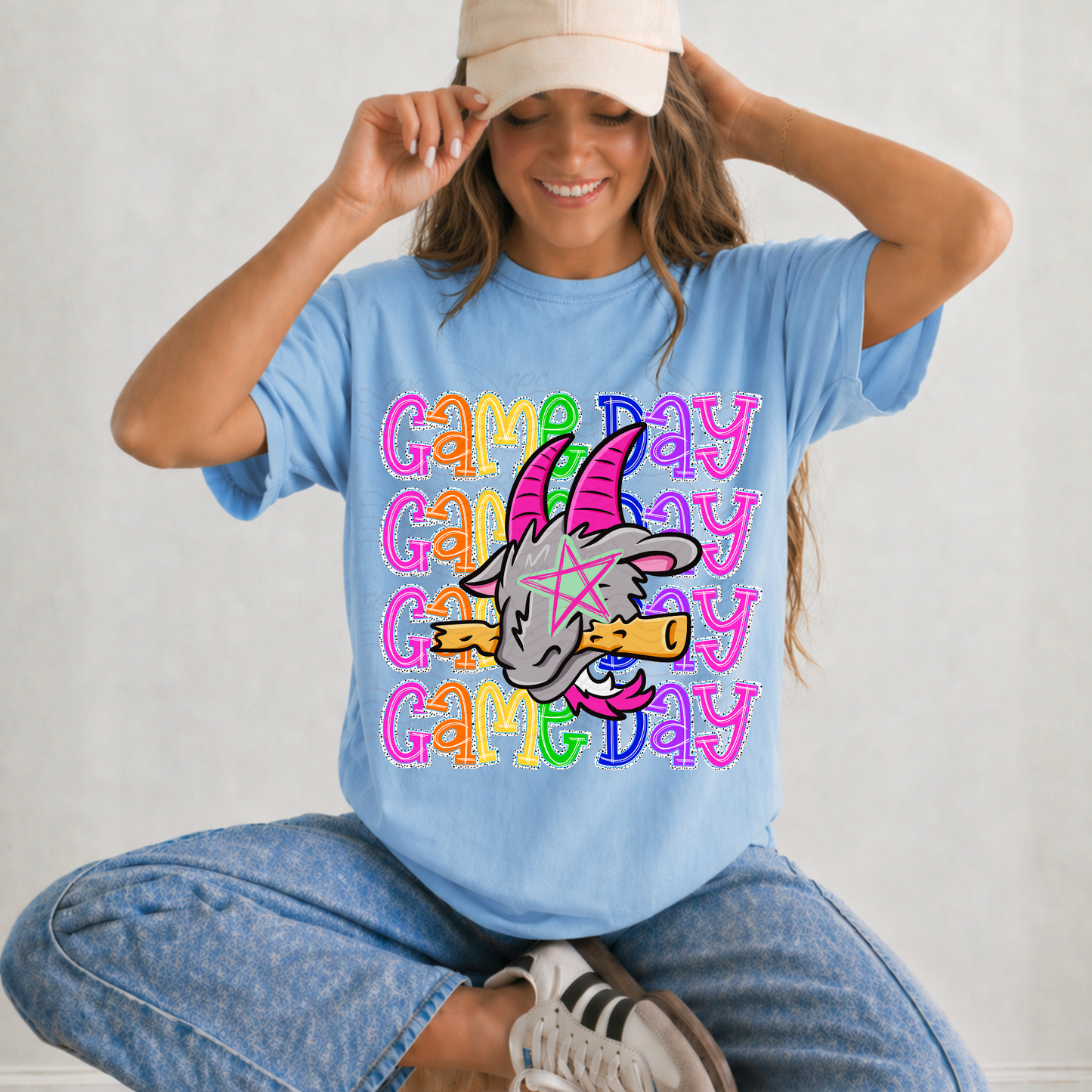Colorful Stacked Game Day Mascots