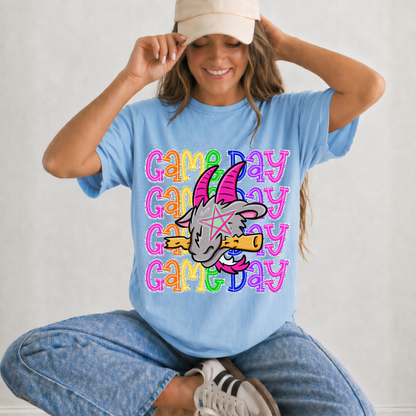 Colorful Stacked Game Day Mascots