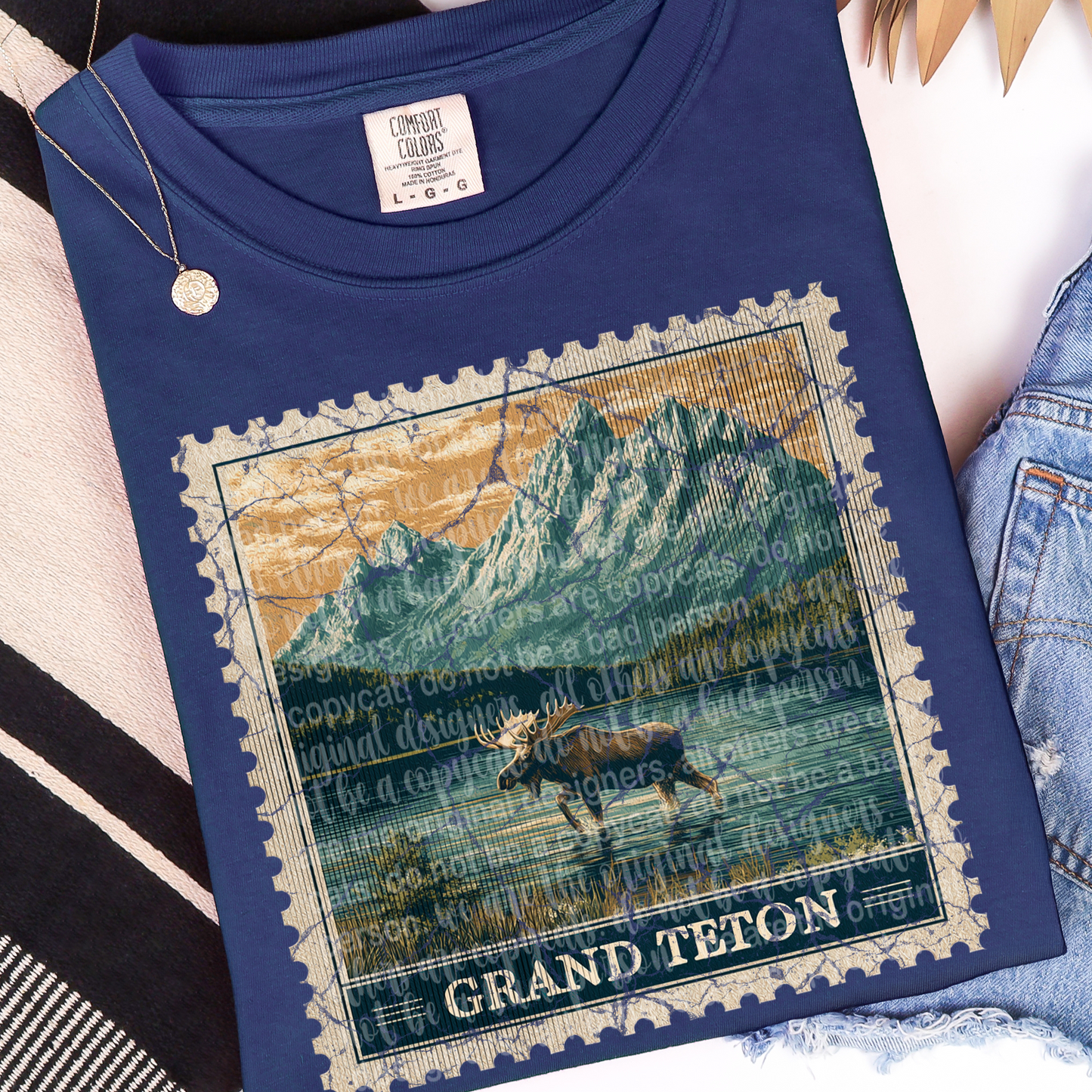 Stamped Rivers And Parks