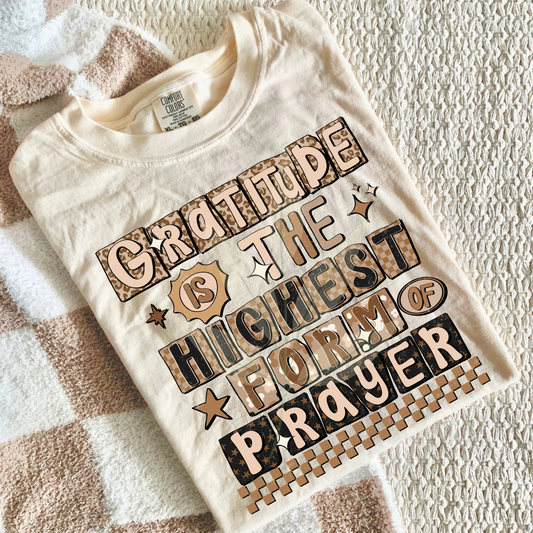 Gratitude + Prayer