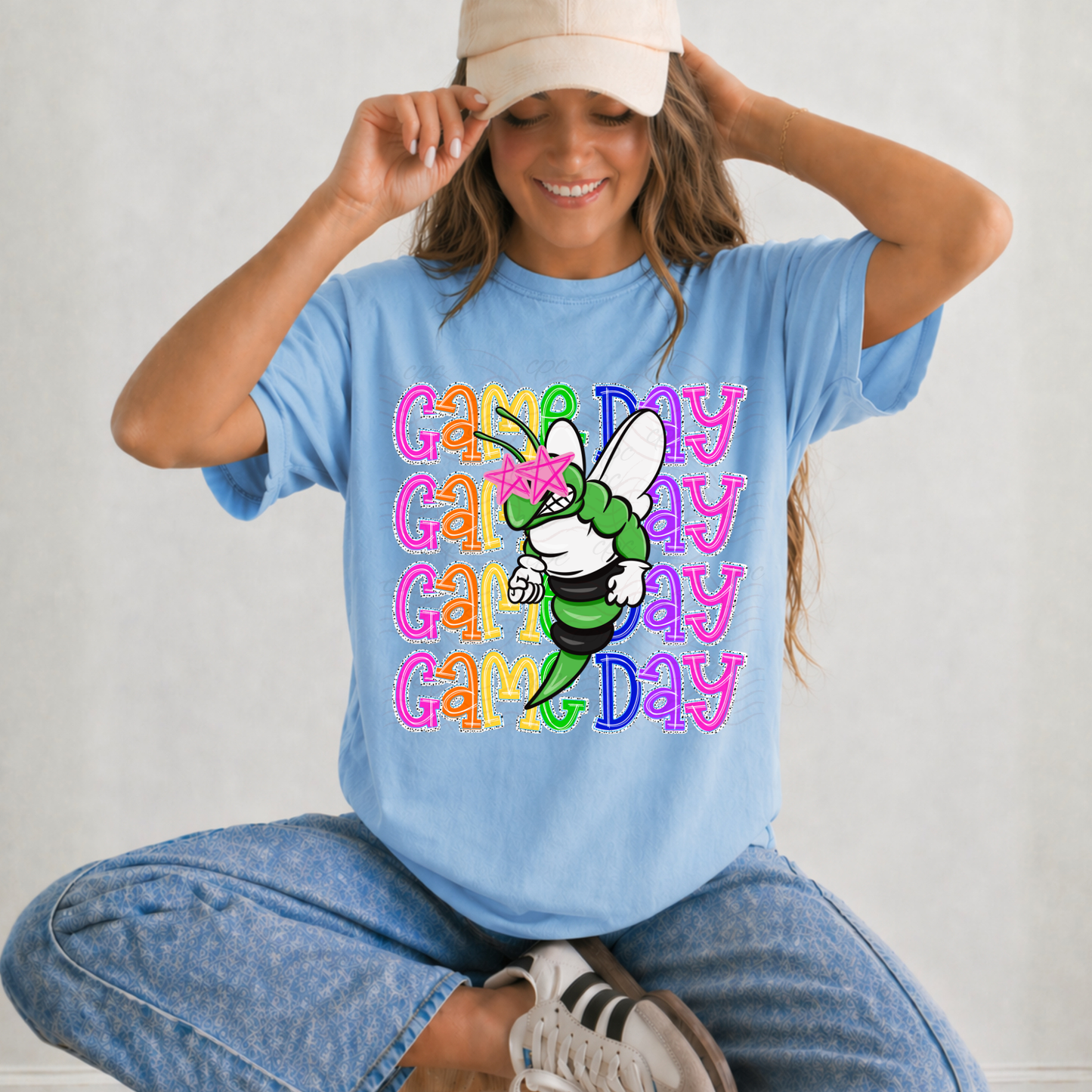 Colorful Stacked Game Day Mascots