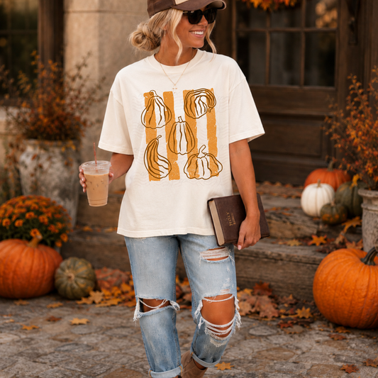 Grunged Stripes Pumpkins